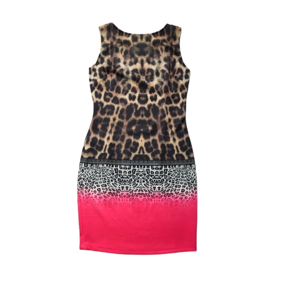 Venus Leopard print bodycon dress size Medium